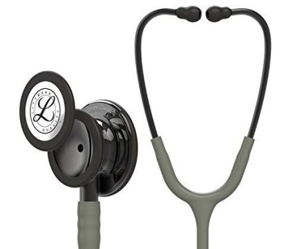 گوشی پزشکی لیتمن کلاسیک III سبز زیتونی با چست پیس دودی 5812