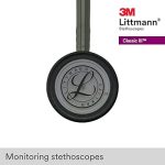 گوشی پزشکی لیتمن کلاسیک III سبز زیتونی با چست پیس دودی 5812 - تصویر 2