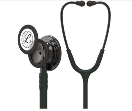 گوشی پزشکی لیتمن کلاسیک III مشکی با چست پیس دودی استیل 5811