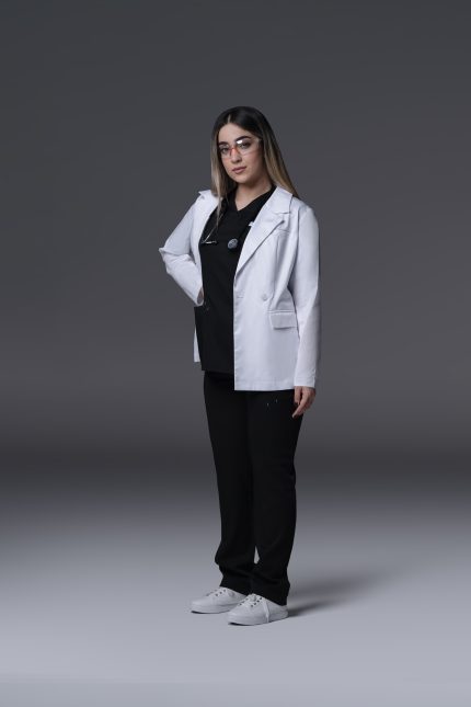 روپوش کتی پزشکی زنانه مدل Lara