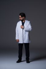 روپوش پزشکی مردانه Evar - تصویر 3
